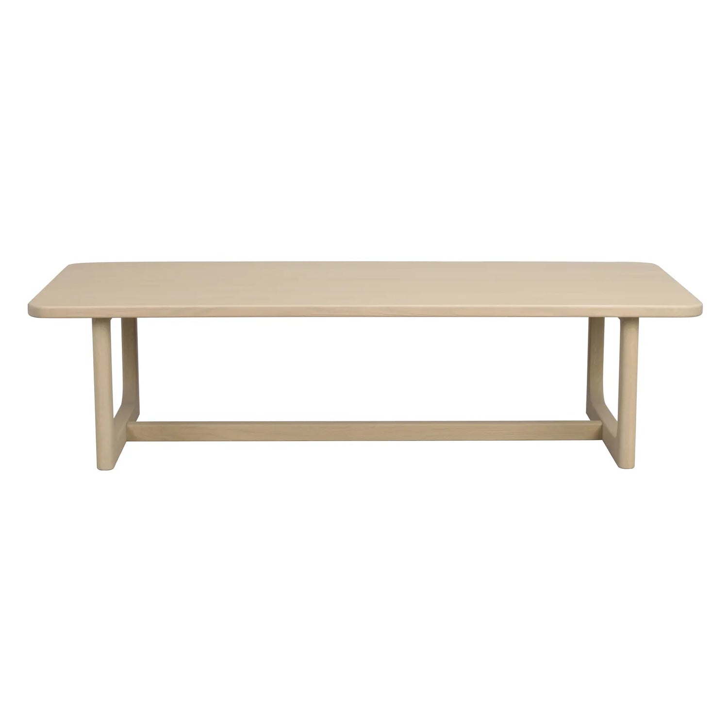 DRISCOLL Couchtisch aus Eiche Weiß pigmentiert 160x70x41cm - ZEN ZONE Furniture