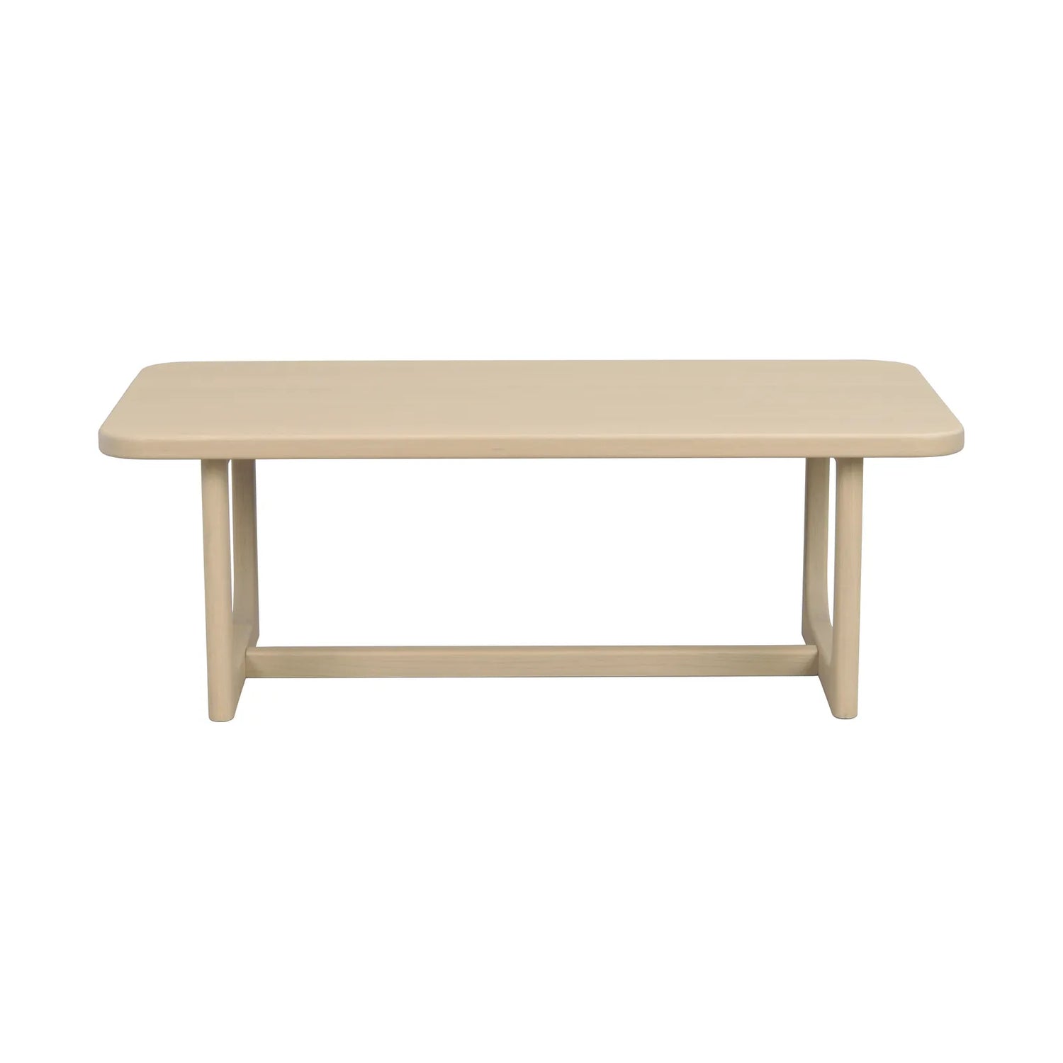DRISCOLL Couchtisch aus Eiche Weiß pigmentiert 103x50x37cm - ZEN ZONE Furniture