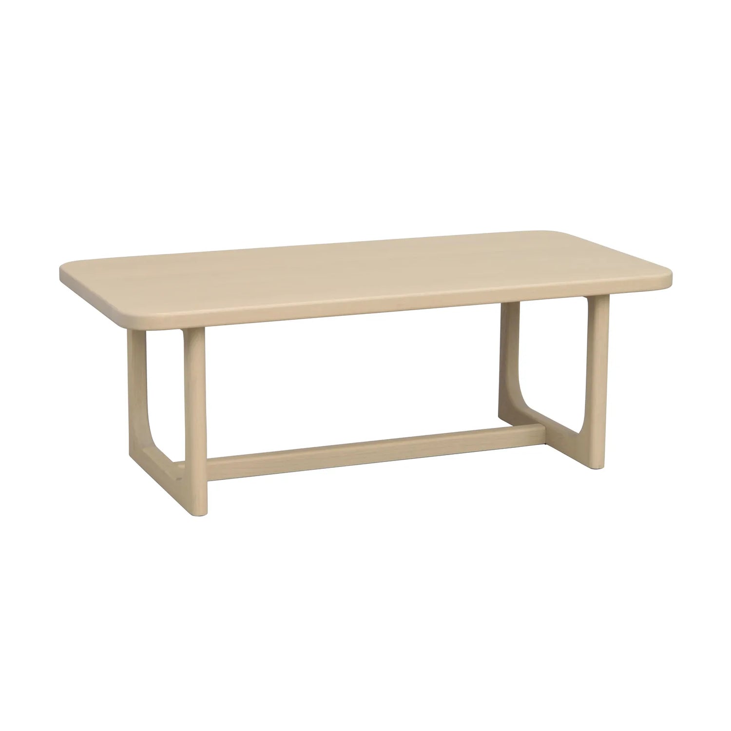 DRISCOLL Couchtisch aus Eiche Weiß pigmentiert 103x50x37cm - ZEN ZONE Furniture