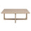 Table basse DRISCOLL en chêne, 120x120x41 cm