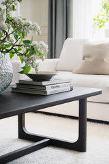 DRISCOLL Couchtisch aus Eiche Braun 160x70x41cm