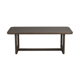 DRISCOLL Couchtisch aus Eiche Braun 103x50x37cm