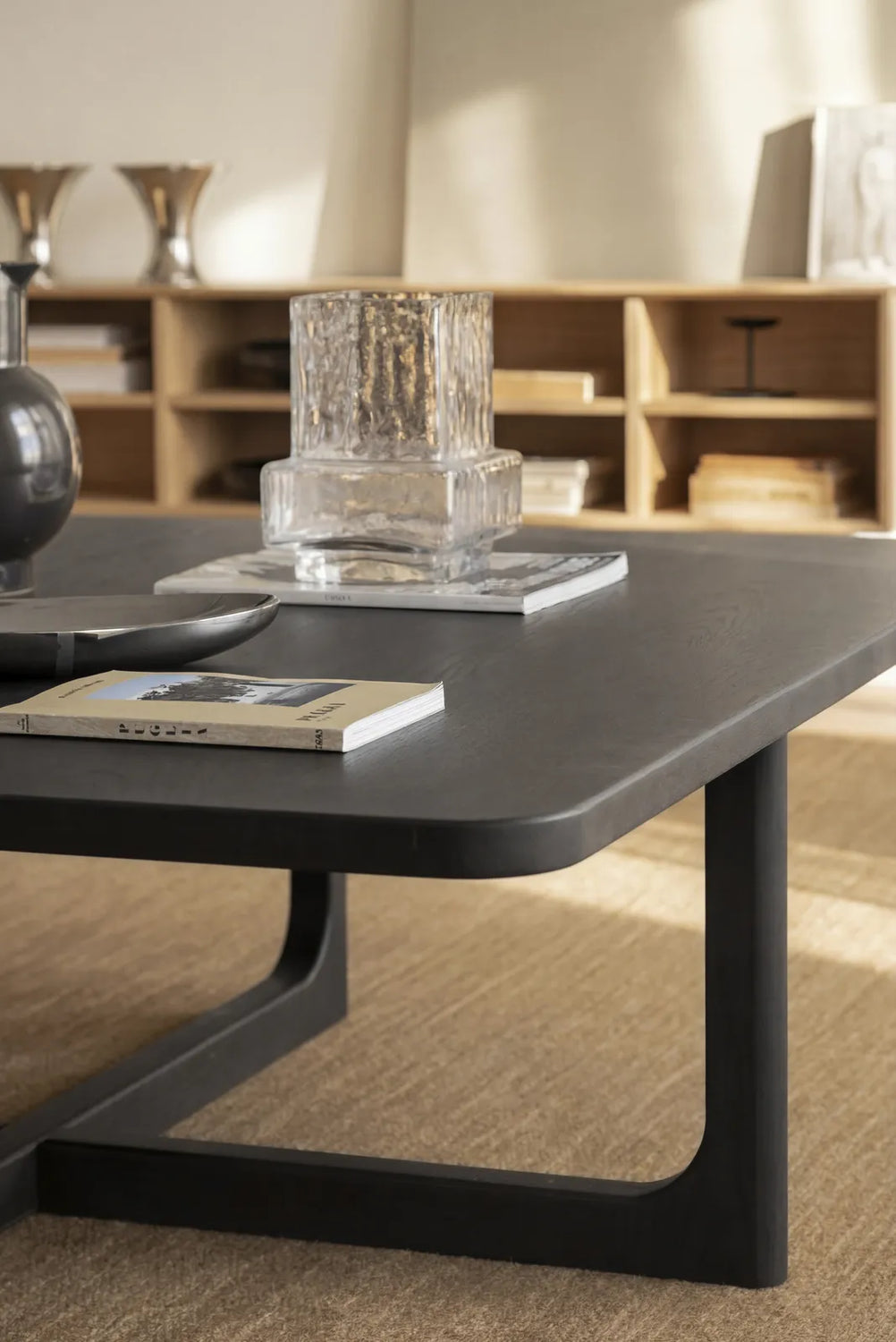 Table basse DRISCOLL en chêne, 120x120x41 cm
