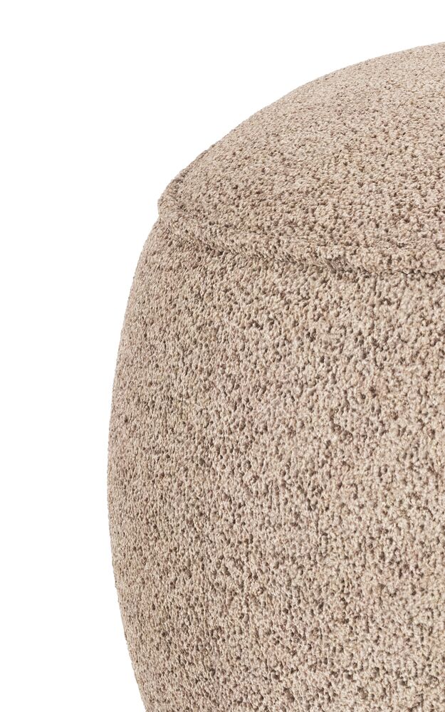 NORRIS Pouf Anna #2 hellbeige 89x89x43cm - ZEN ZONE Furniture