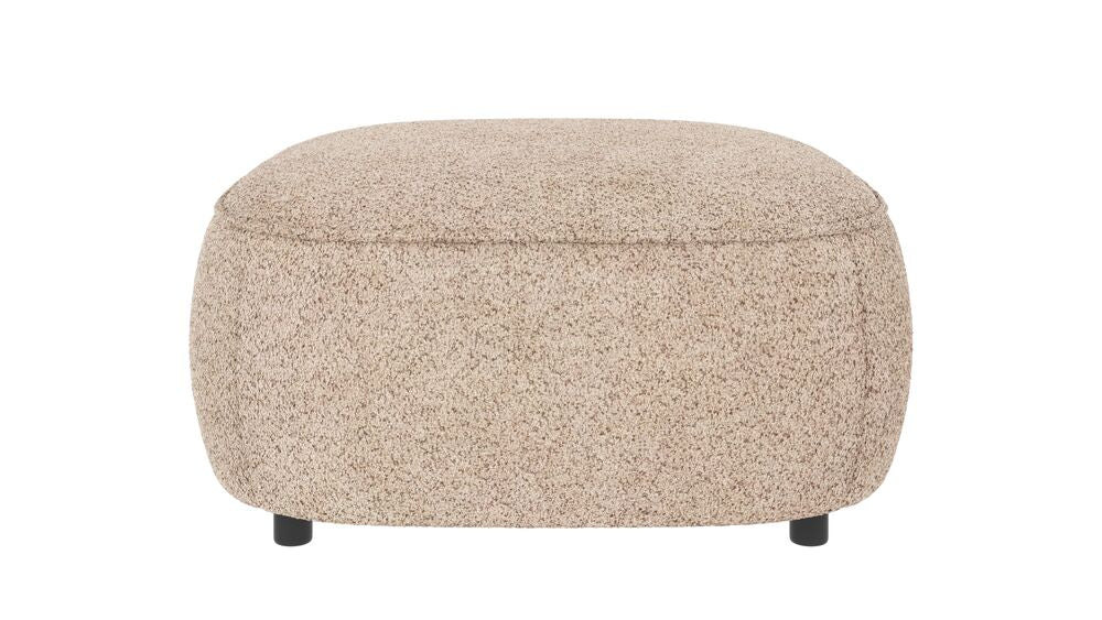 NORRIS Pouf Anna #2 hellbeige 89x89x43cm - ZEN ZONE Furniture