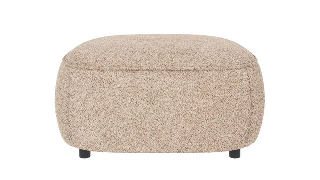 NORRIS Pouf Anna #2 hellbeige 89x89x43cm - ZEN ZONE Furniture