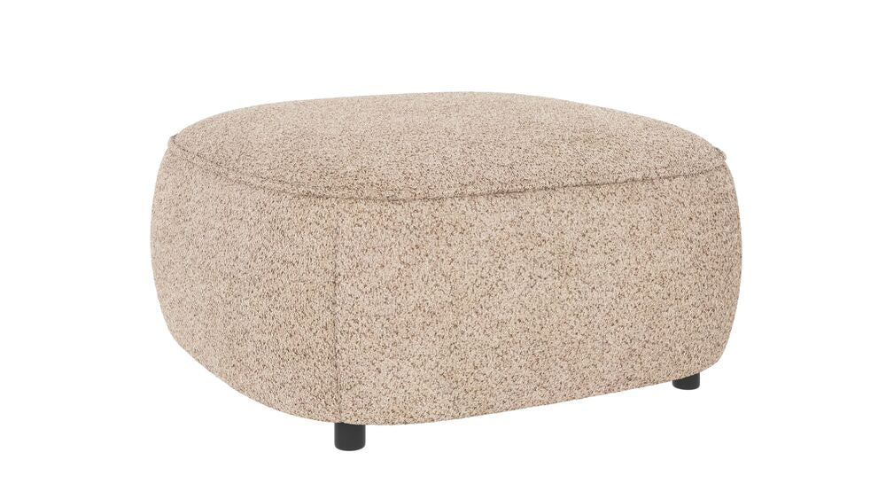 NORRIS Pouf Anna #2 hellbeige 89x89x43cm - ZEN ZONE Furniture