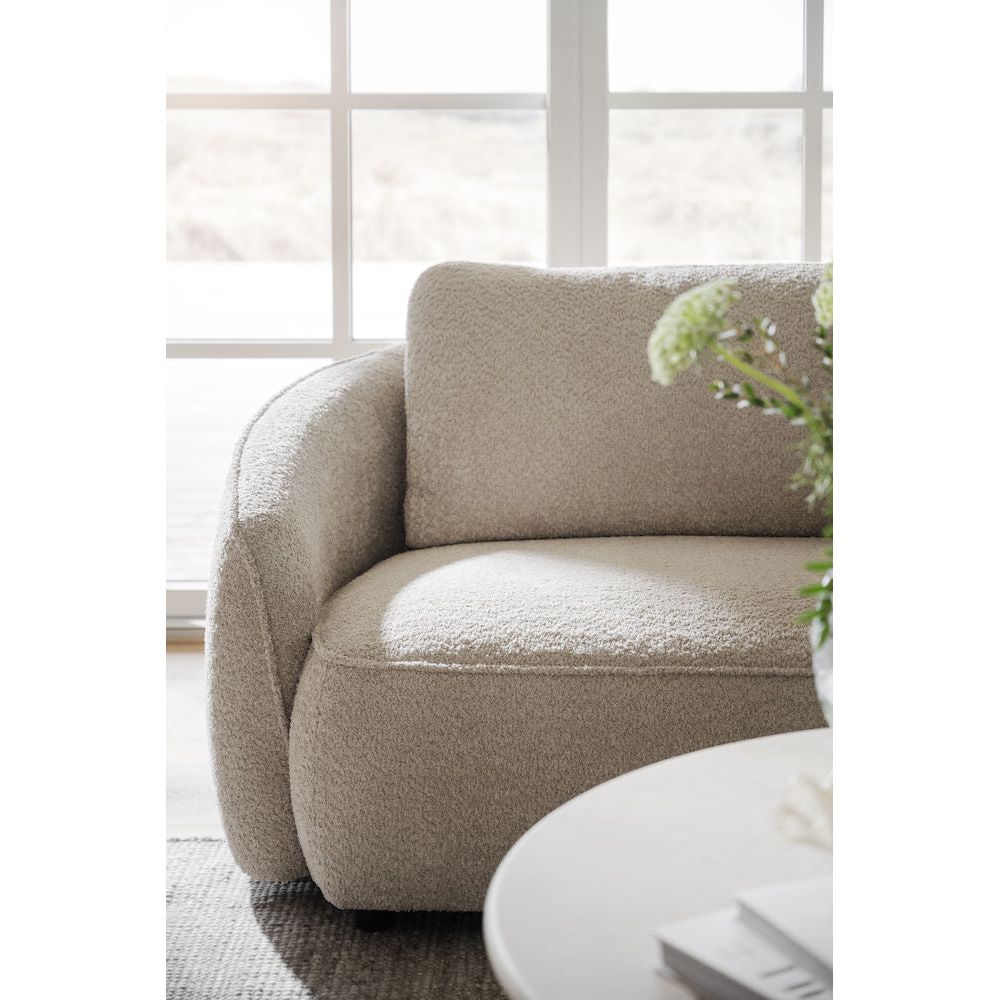 NORRIS 3-Sitzer-Sofa Hellbeige 226x102x80cm - ZEN ZONE