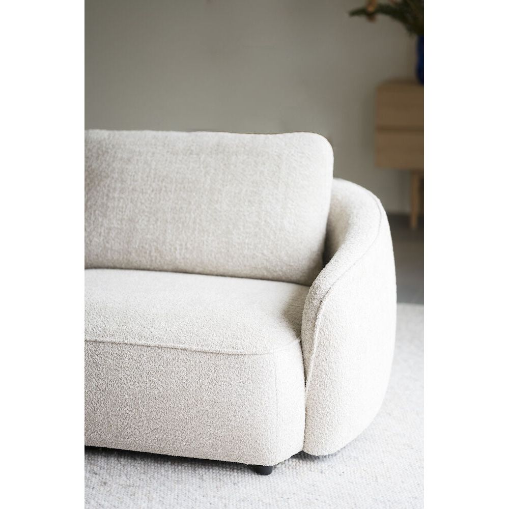 NORRIS 3-Sitzer-Sofa Hellbeige 226x102x80cm - ZEN ZONE
