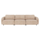 NORRIS 4-Sitzer Sofa Anna #2 hellbeige 319x102x80cm - ZEN ZONE Furniture