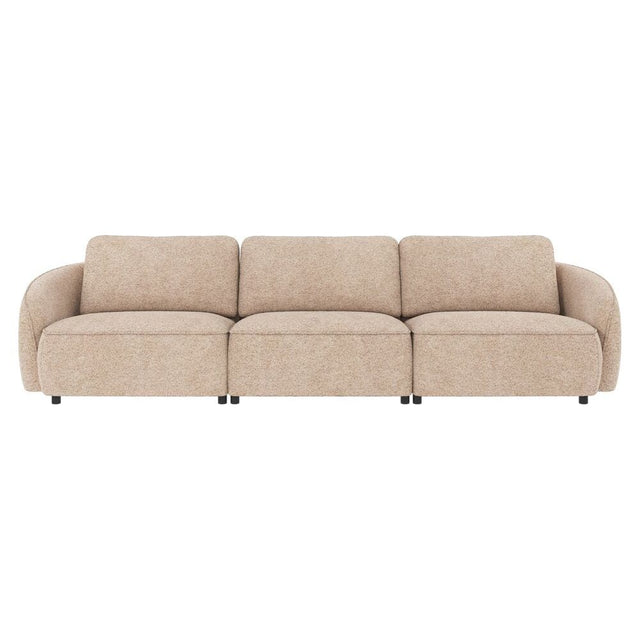 NORRIS 4-Sitzer Sofa Anna #2 hellbeige 319x102x80cm - ZEN ZONE Furniture