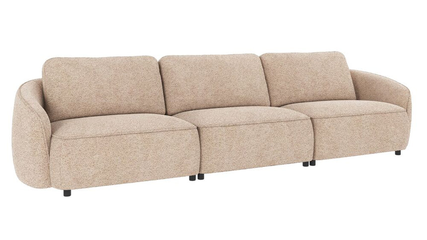 NORRIS 4-Sitzer Sofa Anna #2 hellbeige 319x102x80cm - ZEN ZONE Furniture