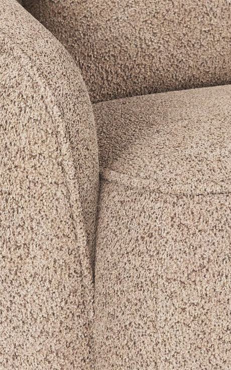 NORRIS 3-Sitzer Sofa Chaise Longue Rechts Anna #2 hellbeige 226x162x80cm - ZEN ZONE Furniture