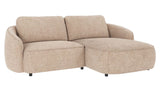 NORRIS 3-Sitzer Sofa Chaise Longue Rechts Anna #2 hellbeige 226x162x80cm - ZEN ZONE Furniture