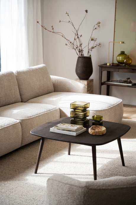 NORRIS 4-Sitzer Sofa Chaise Longue Rechts Anna #2 hellbeige 319x162x80cm - ZEN ZONE Furniture