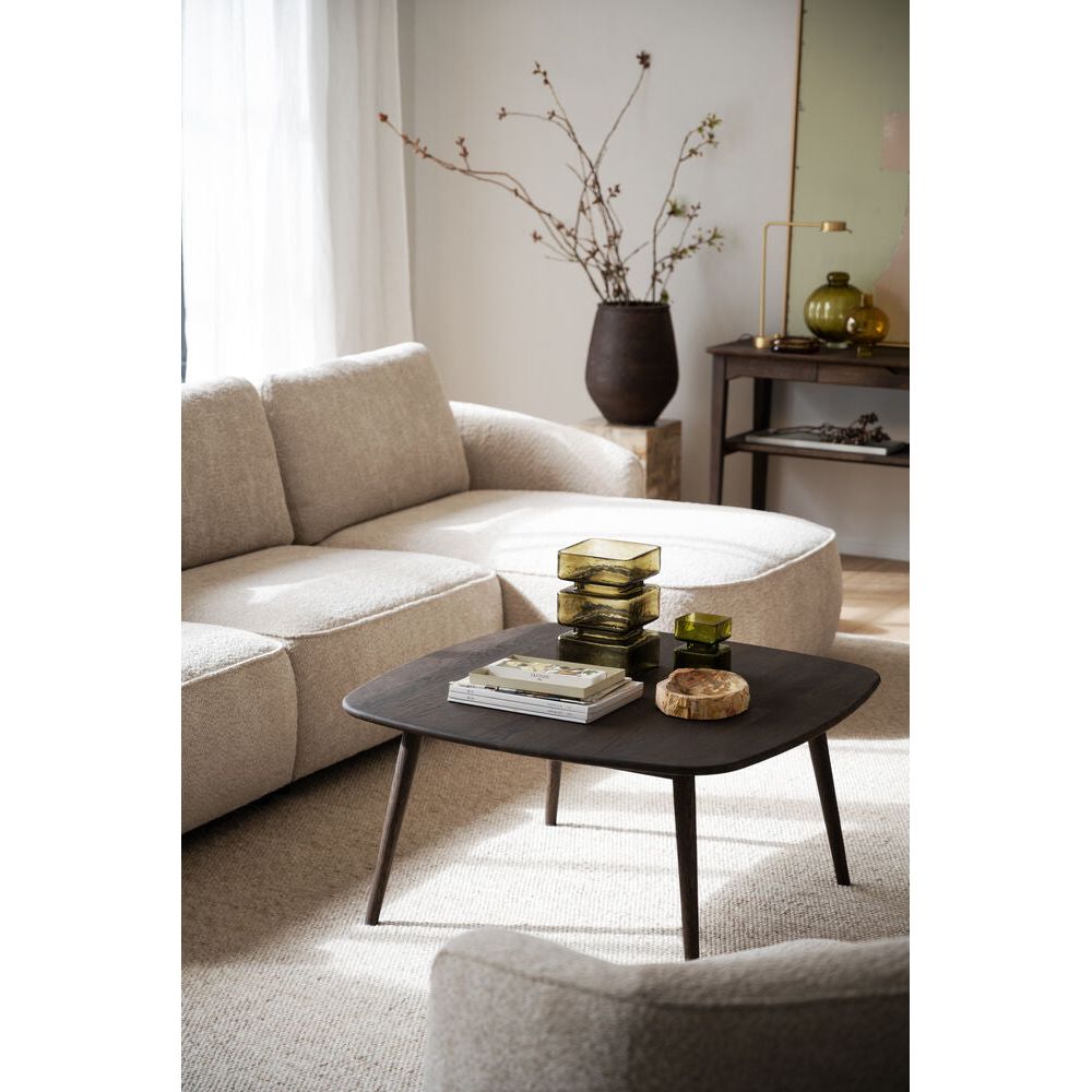 TOMPKINS Couchtisch Braun 90x90x45cm - ZEN ZONE Furniture