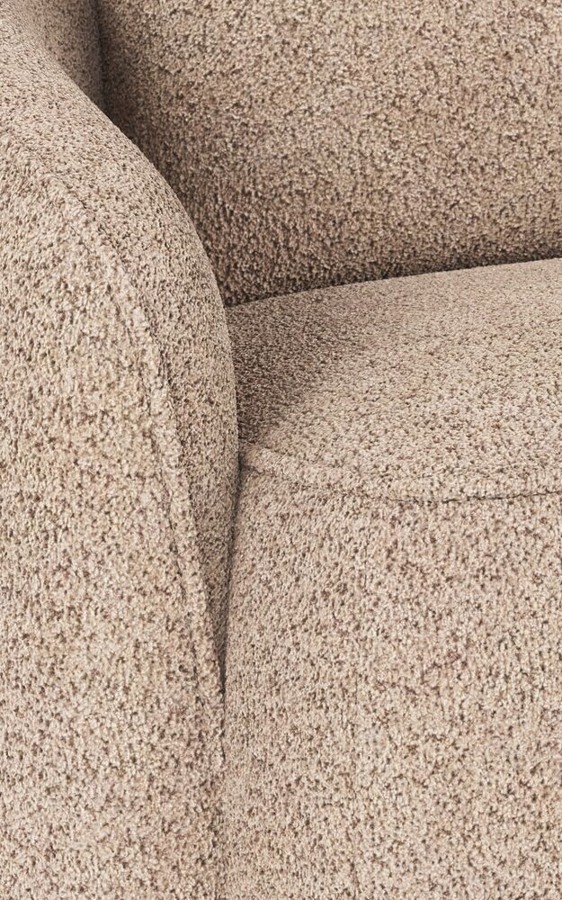 NORRIS 4-Sitzer Sofa Chaise Longue Rechts Anna #2 hellbeige 319x162x80cm - ZEN ZONE Furniture