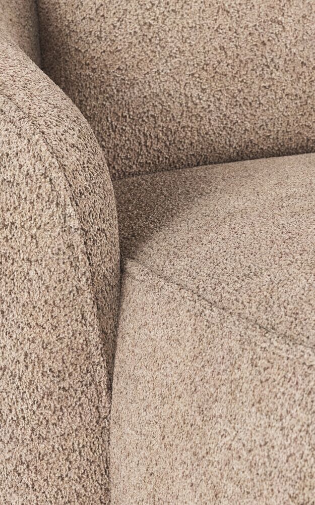 NORRIS 3-Sitzer Sofa Chaise Longue Links Anna #2 hellbeige 226x162x80cm - ZEN ZONE Furniture