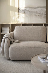 Ecksofa NORRIS, Anna #2 light beige, 309x309x80 cm