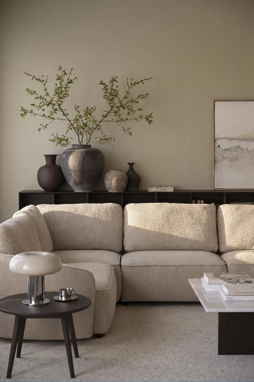 Ecksofa NORRIS, Anna #2 light beige, 402x216x80 cm