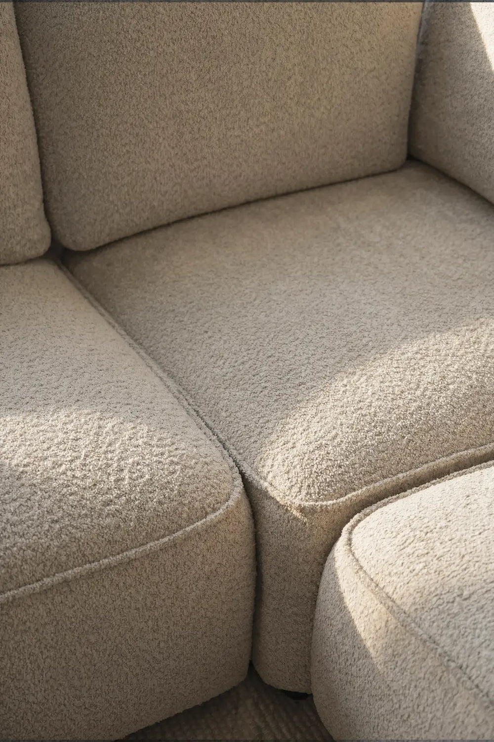 Ecksofa NORRIS, Anna #2 light beige, 402x219x80 cm