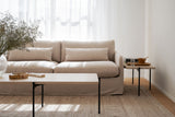PEYTON 3-Sitzer Sofa Ursula #282 hellbeige 213x103x82cm - ZEN ZONE Furniture