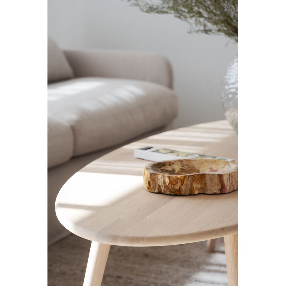 TOMPKINS Couchtisch Weiß pigmentiert 150x60x45cm - ZEN ZONE Furniture