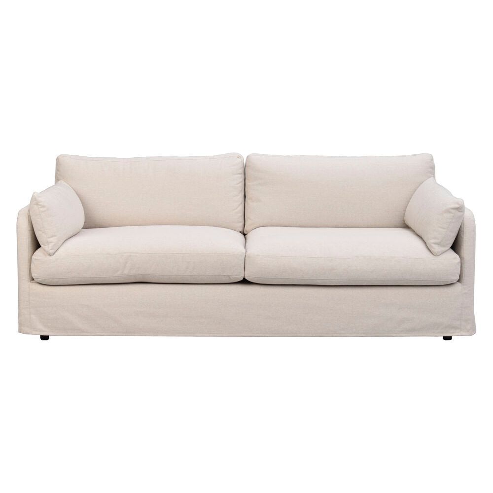 PEYTON 3-Sitzer Sofa Ursula #282 hellbeige 213x103x82cm - ZEN ZONE Furniture