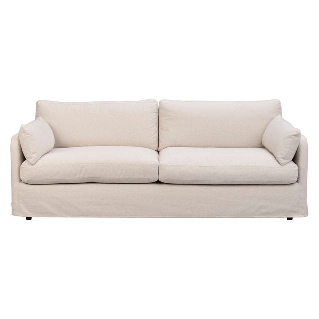 PEYTON 3-Sitzer Sofa Ursula #282 hellbeige 213x103x82cm - ZEN ZONE Furniture