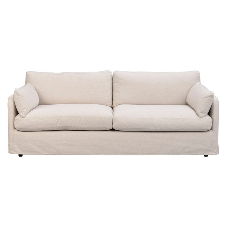 PEYTON 3-Sitzer Sofa Ursula #282 hellbeige 213x103x82cm - ZEN ZONE Furniture