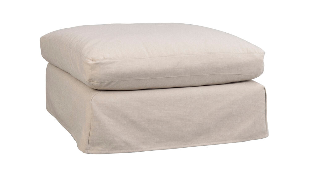 PEYTON Pouf Ursula #282 beige 90x90x49cm - ZEN ZONE Furniture