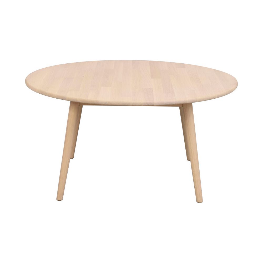 TOMPKINS Couchtisch Rund Weiß pigmentiert 90x90x45cm - ZEN ZONE Furniture