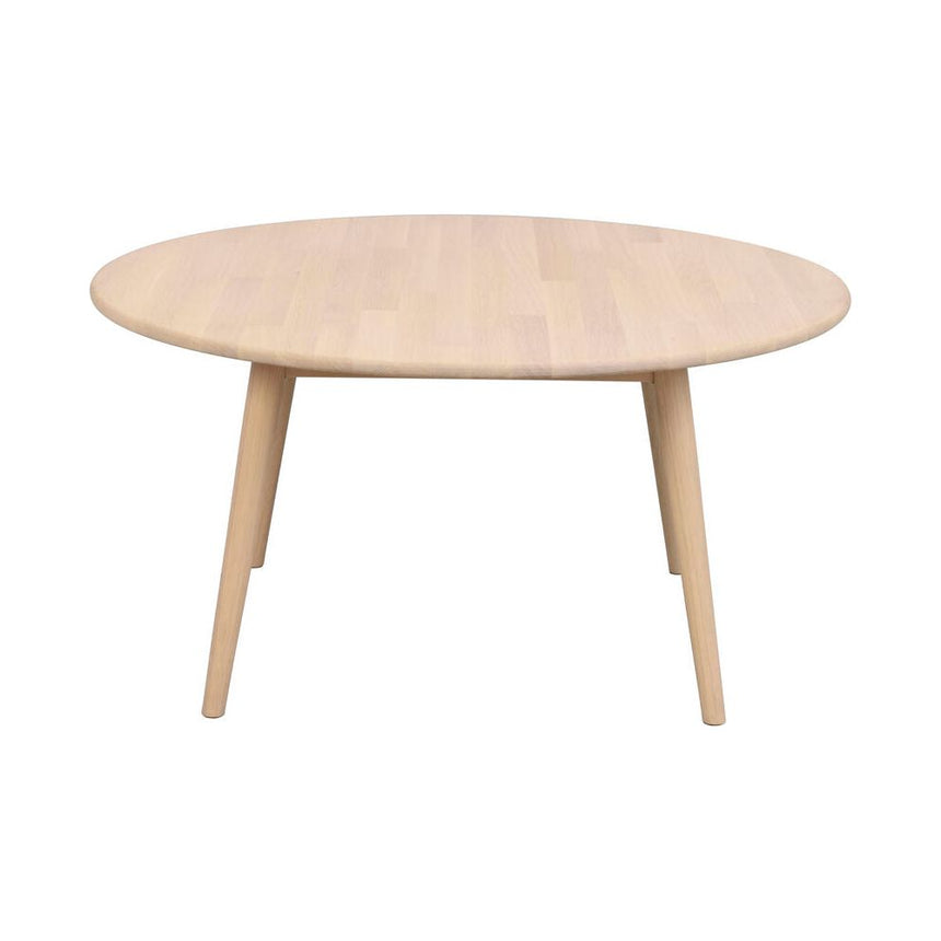 TOMPKINS Couchtisch Rund Weiß pigmentiert 90x90x45cm - ZEN ZONE Furniture