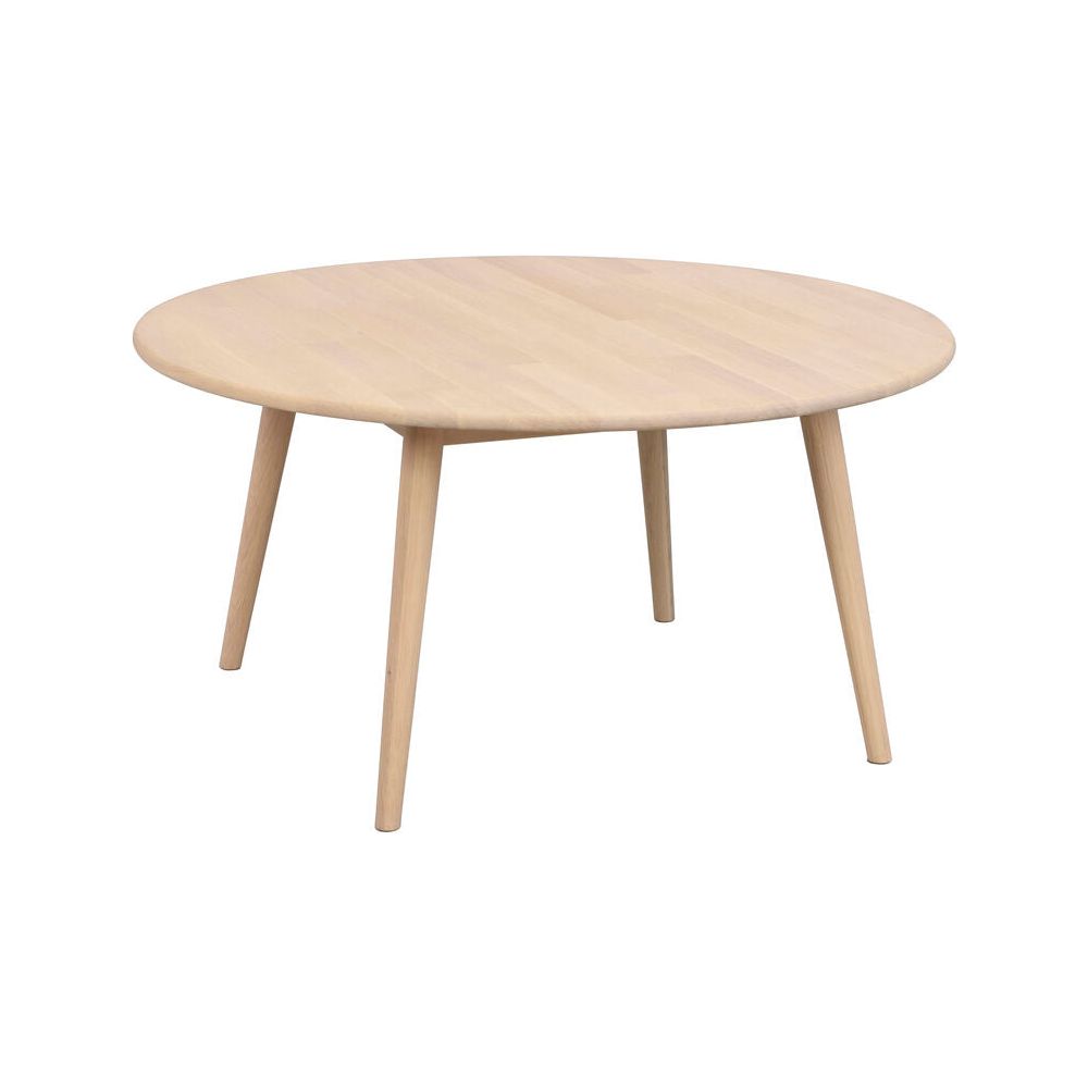 TOMPKINS Couchtisch Rund Weiß pigmentiert 90x90x45cm - ZEN ZONE Furniture
