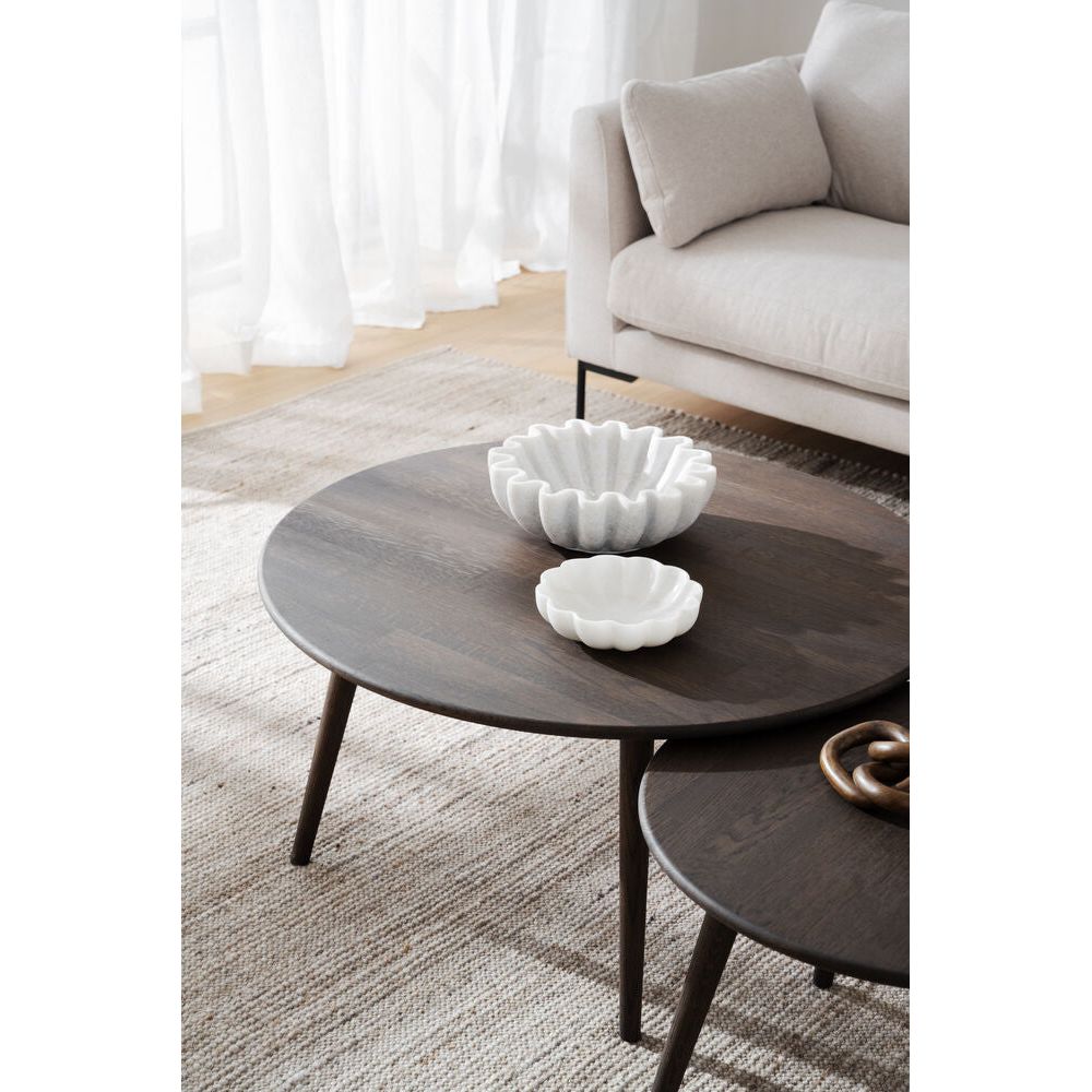 TOMPKINS Couchtisch Rund Braun 90x90x45cm - ZEN ZONE Furniture