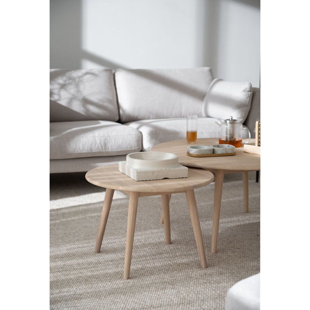 TOMPKINS Couchtisch Weiß pigmentiert 60x60x42cm - ZEN ZONE Furniture