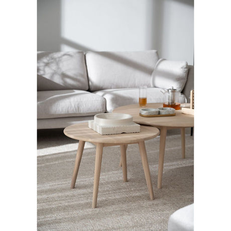 TOMPKINS Couchtisch Weiß pigmentiert 60x60x42cm - ZEN ZONE Furniture