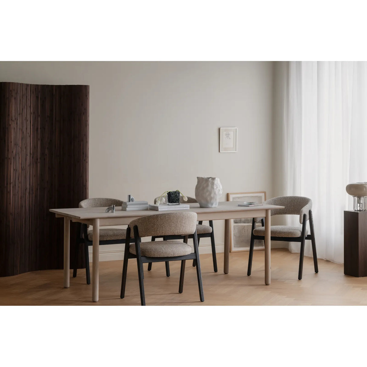 DERRYMORE Esstisch aus massiver Eiche, 205x90x75 cm - ZEN ZONE Furniture