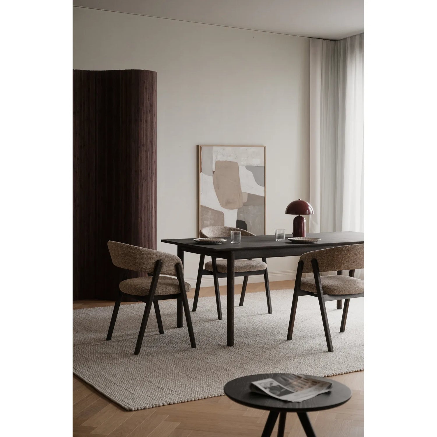 DERRYMORE Esstisch aus massiver Eiche, 205x90x75 cm - ZEN ZONE Furniture