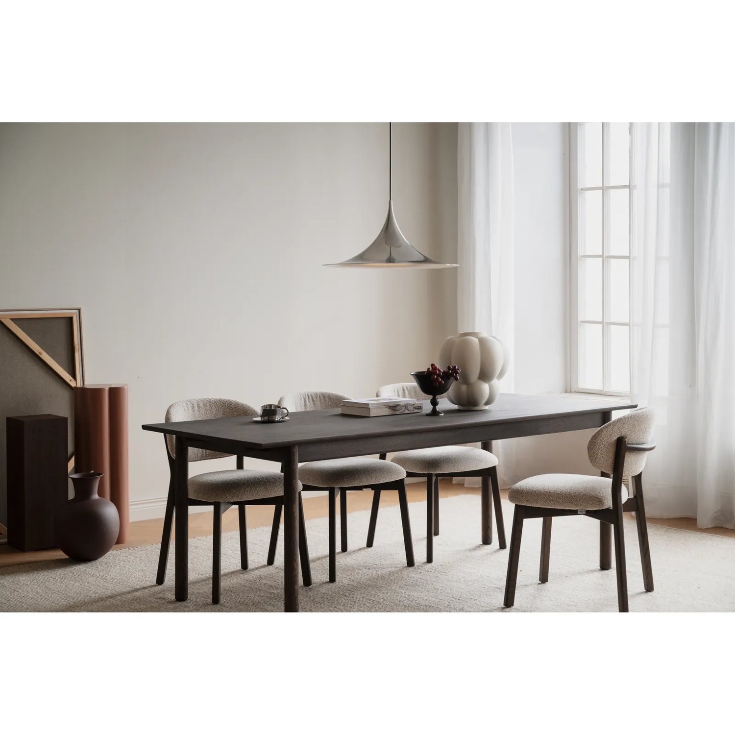 DERRYMORE Esstisch aus massiver Eiche, 205x90x75 cm - ZEN ZONE Furniture