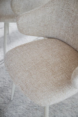 DRAKE Essstuhl Beige 60x58x83cm