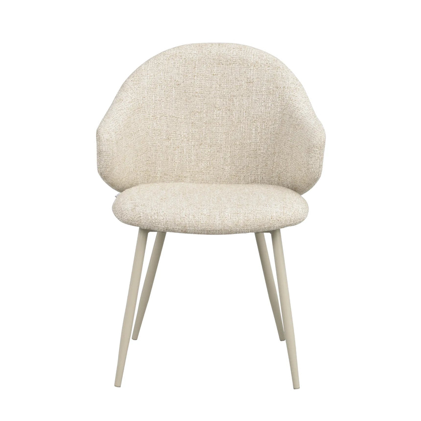 DRAKE Essstuhl Beige 60x58x83cm - ZEN ZONE Furniture