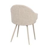 DRAKE Essstuhl Beige 60x58x83cm