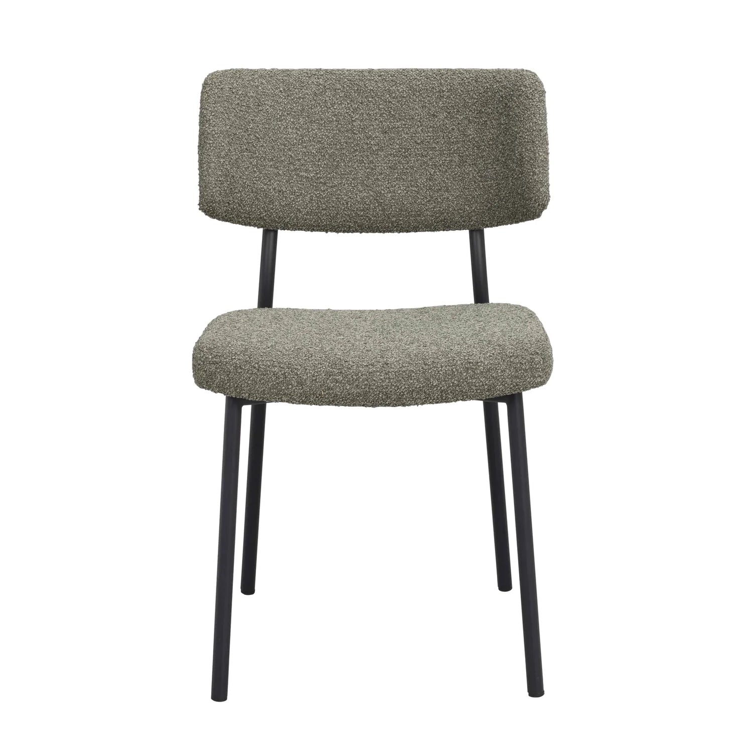 HERBSTER Essstuhl Grün/Schwarz 56x50x82cm - ZEN ZONE Furniture