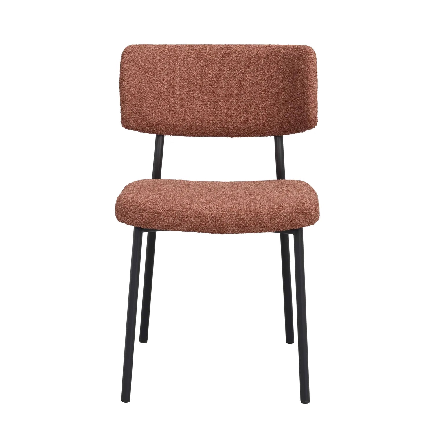 HERBSTER Essstuhl Rot/Schwarz 56x50x82cm - ZEN ZONE Furniture