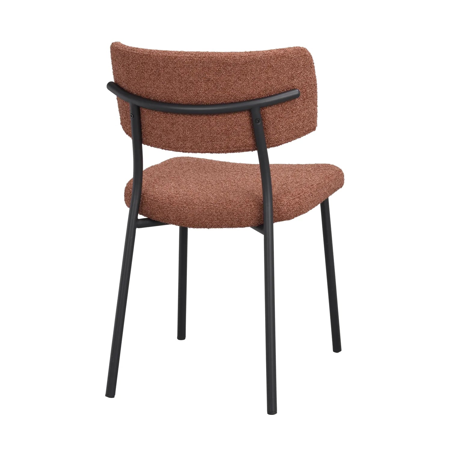 HERBSTER Essstuhl Rot/Schwarz 56x50x82cm - ZEN ZONE Furniture