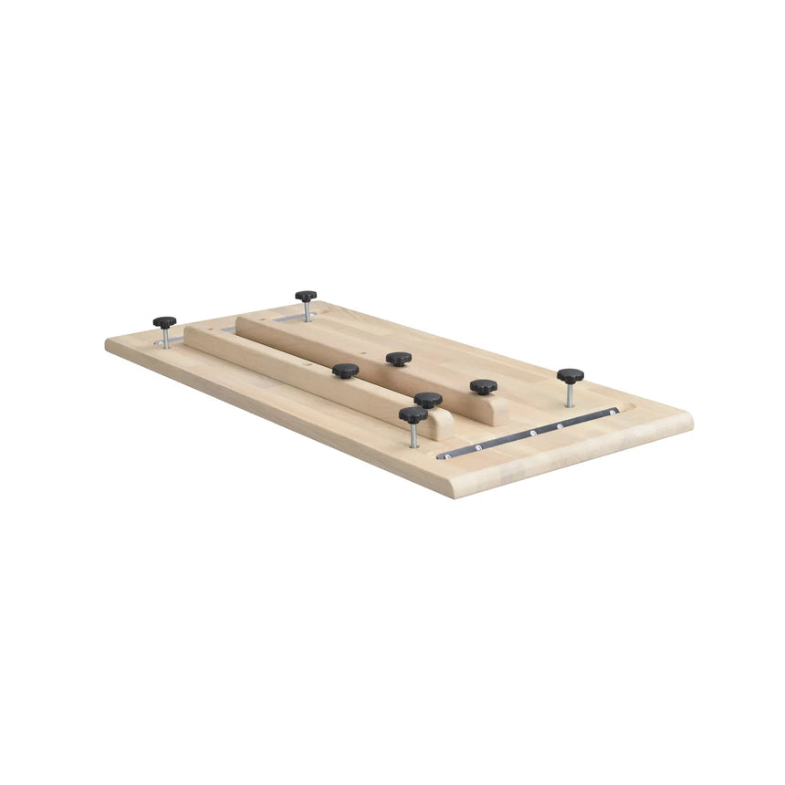 CLAPPERTON Ausziehplatte massive Eiche Weiß pigmentiert 45x95cm - ZEN ZONE Furniture