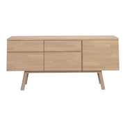 CLEARDALE Sideboard aus massiver Eiche in verschiedenen Farben, 170x42x77 cm - ZEN ZONE Furniture