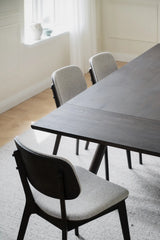 CLAPPERTON Ausziehplatte massive Eiche Braun 45x95cm
