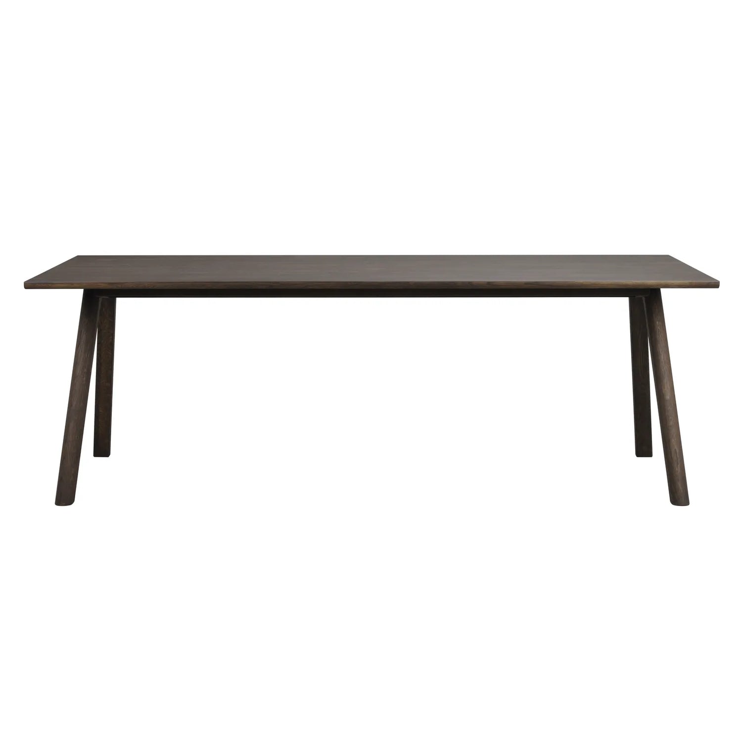 CLAPPERTON Esstisch massive Eiche Braun 220x95x74cm - ZEN ZONE Furniture